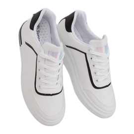 Tênis feminino branco 1239-Y preto