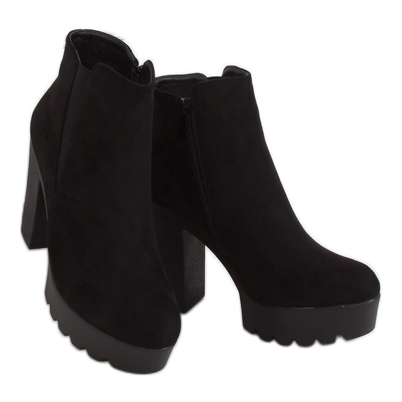 Botas plataforma pretas DK51 pretas preto