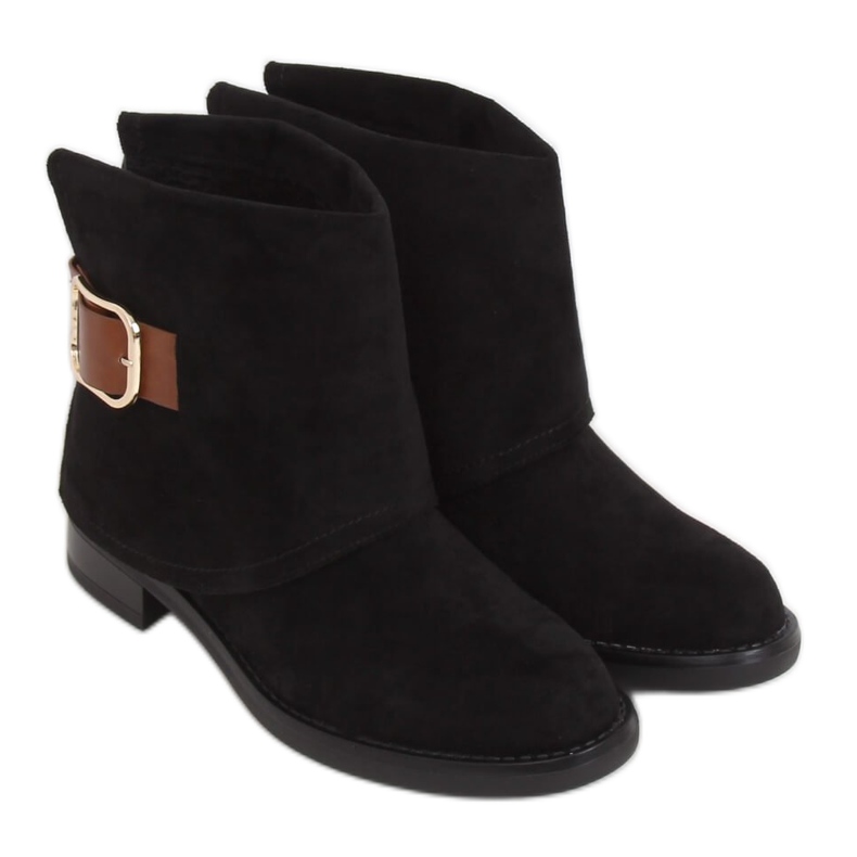 Botas femininas pretas UK19P pretas preto