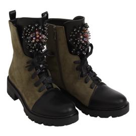 Botas de amarrar verde trabalho NC1062 Verde