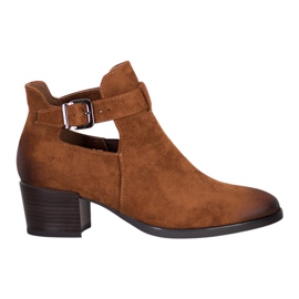Botas VINCEZA elegantes marrom