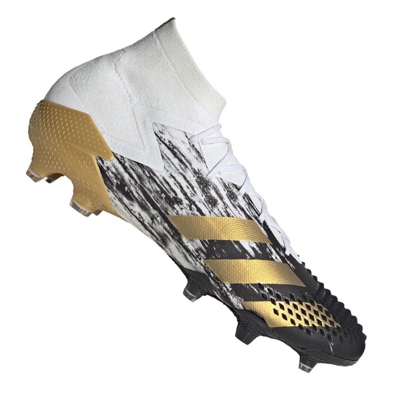 Chuteiras Adidas Predator 20.1 Fg M FW9186 preto, branco, preto, dourado branco