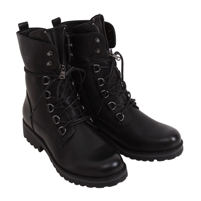 Botas militares pretas BZ66017-KB pretas preto