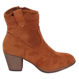 Botas Camel 100-987B0-2 Camel de salto alto castanho