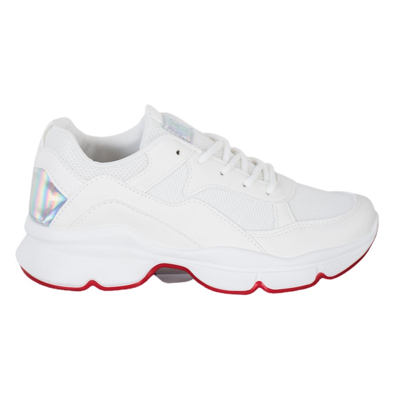 SHELOVET Tênis brancos confortáveis