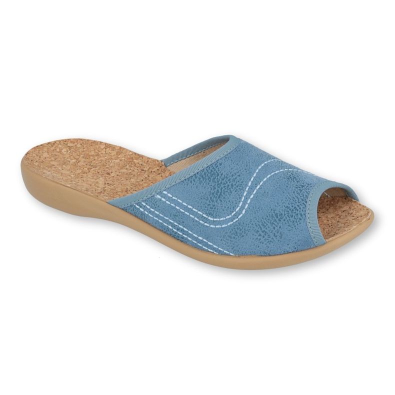 Sapatos femininos Befado pu 254D114 azul