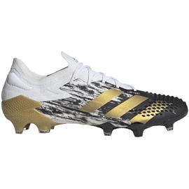 Chuteiras Adidas Predator Mutator 20.1 LM Fg FW9182 cinza branco