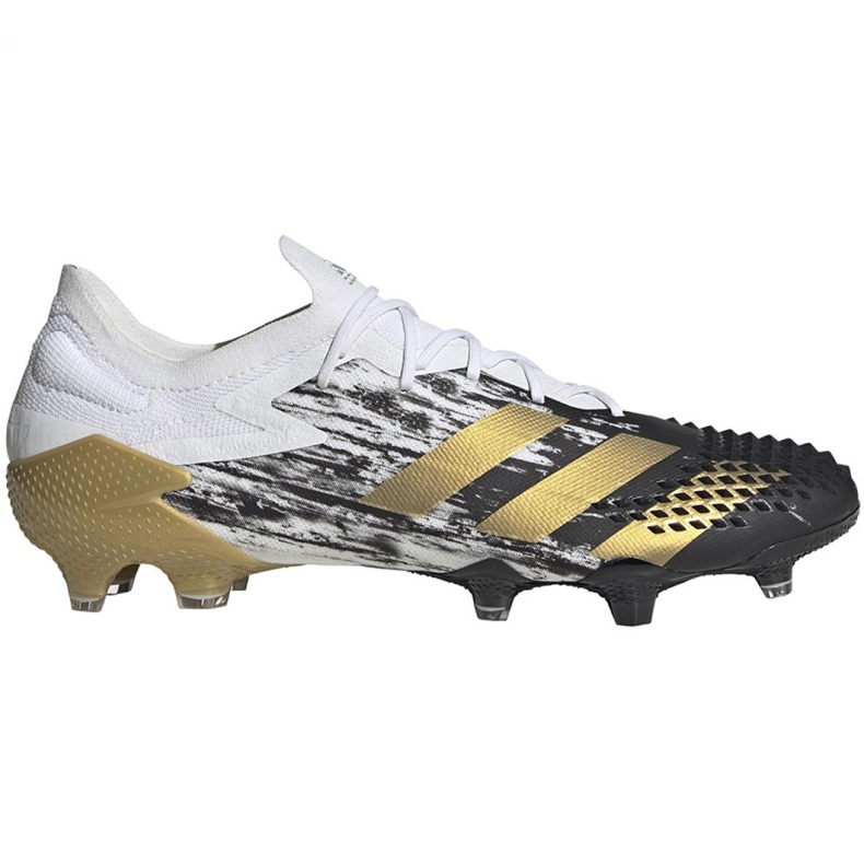 Chuteiras Adidas Predator Mutator 20.1 LM Fg FW9182 cinza branco