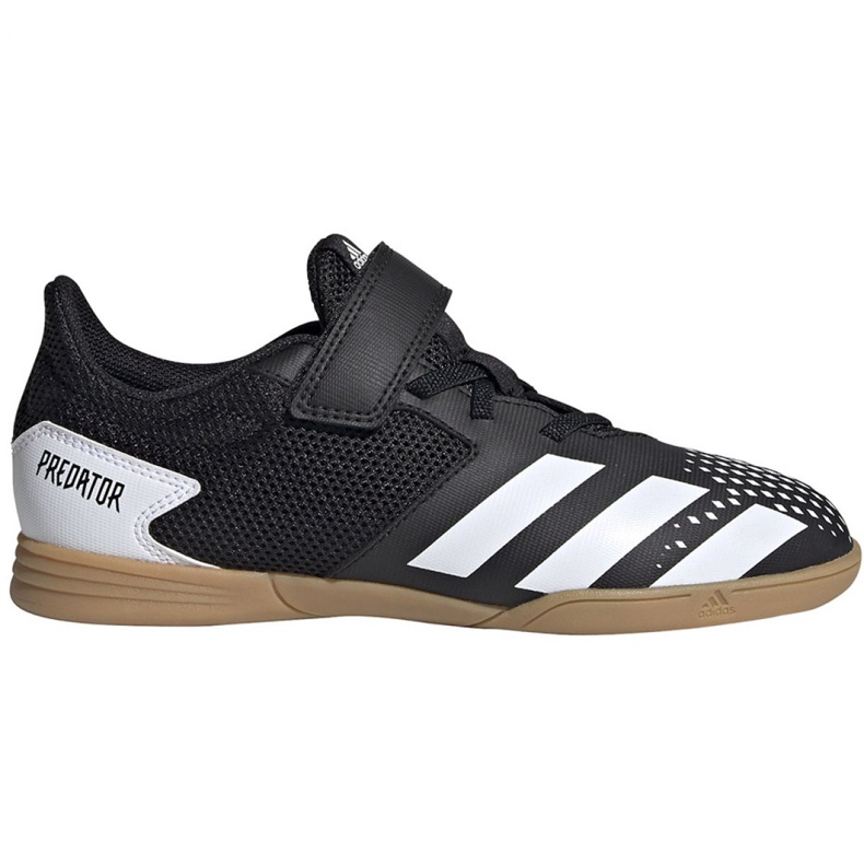 Chuteiras Adidas Predator 20.4 H&amp;L In Sala Jr FW9226 preto preto