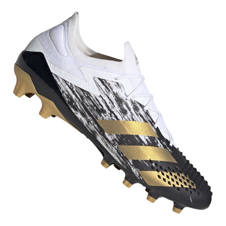 Chuteiras Adidas Predator 20.1 Low Ag M FW9747 preto, branco, preto, dourado branco