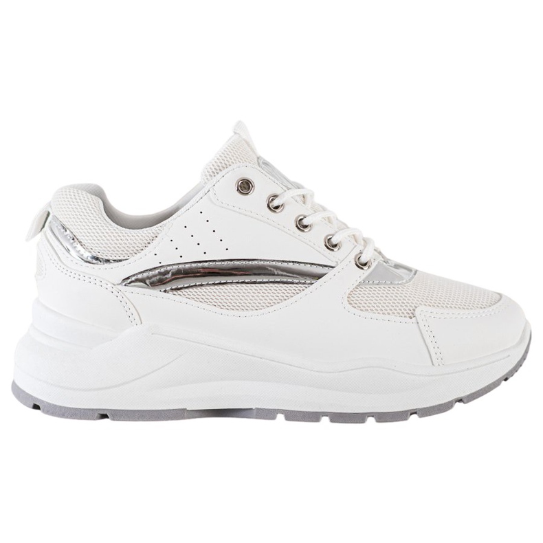 Ideal Shoes Tênis Esportivos Elegantes branco