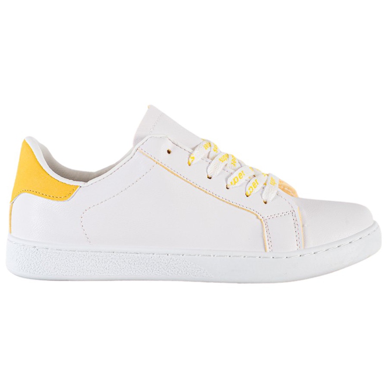 SHELOVET Calçados Esportivos da Moda branco amarelo