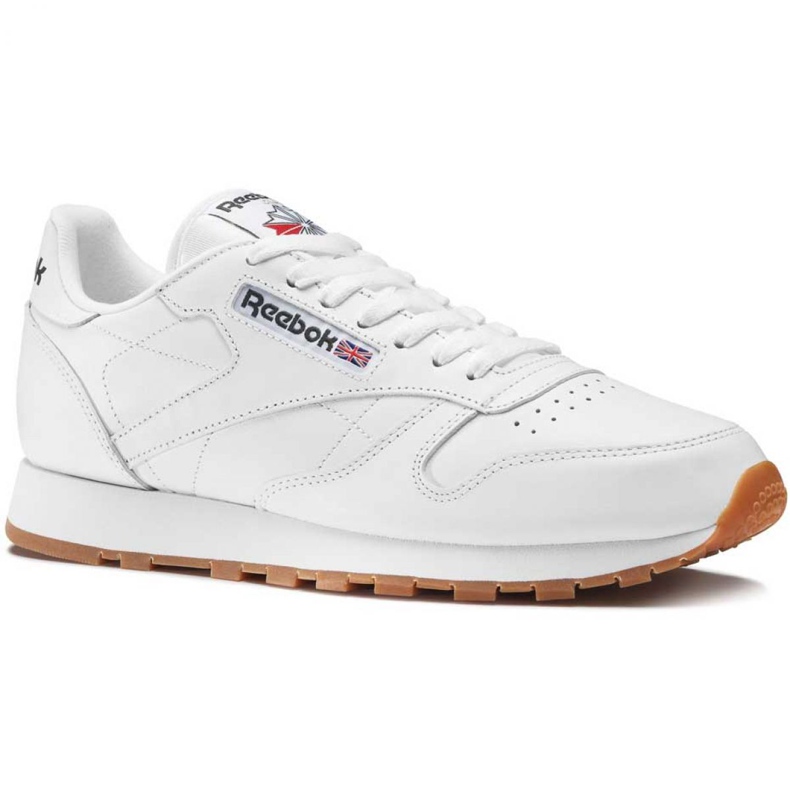 Sapatos masculinos Reebok Cl Lthr branco 49799