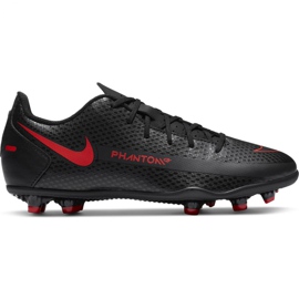 Chuteiras Nike Jr Phantom Gt Club FG / MG CK8479 060 preto multicolorido