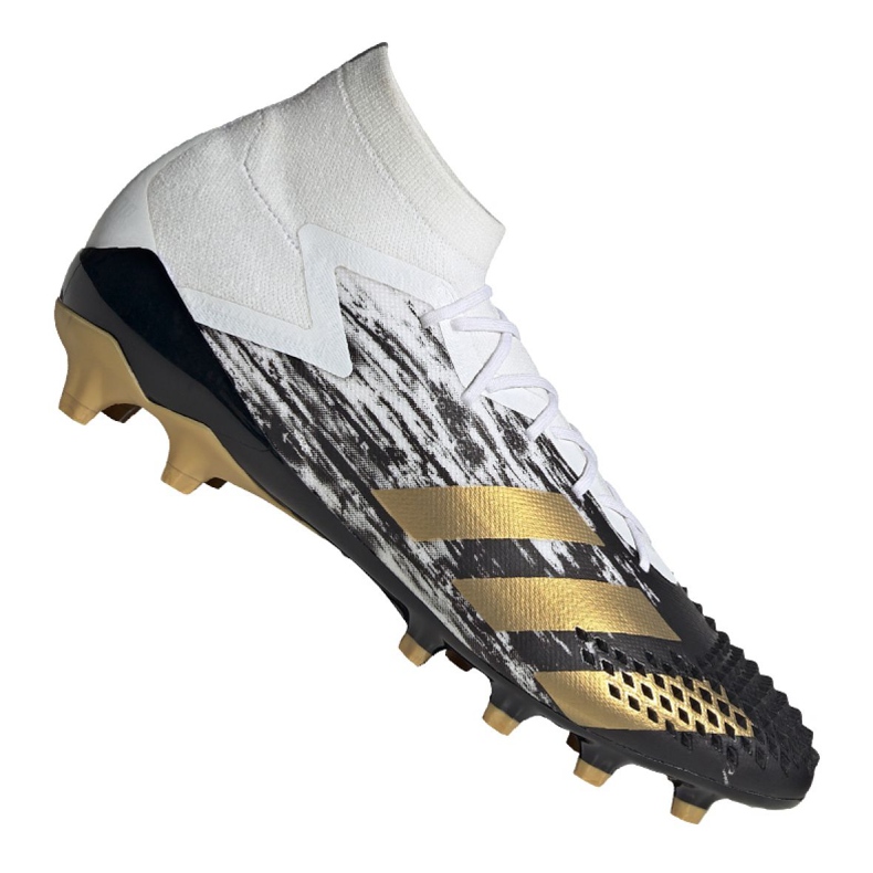 Chuteiras Adidas Predator 20.1 Ag M FW9185 preto, branco, preto, dourado branco
