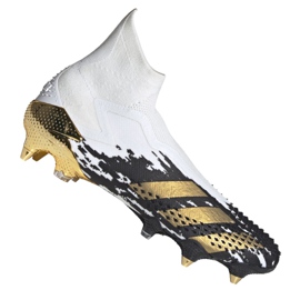 Chuteiras Adidas Predator 20+ Sg M FW9176 cinza / prata, branco, preto, dourado branco
