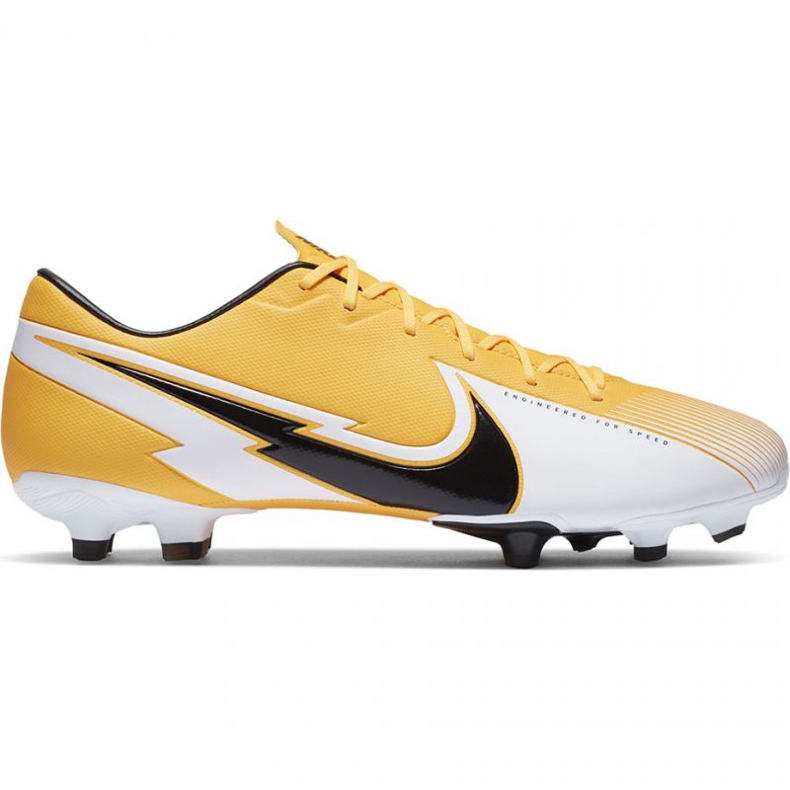 Chuteiras Nike Mercurial Vapor 13 Academy M FG / MG AT5269 801 multicolorido amarelo