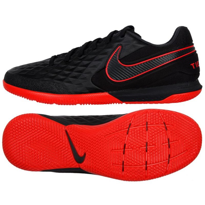 Sapatos de interior Nike React Tiempo Legend 8 Pro Ic M AT6134-060 multicolorido preto