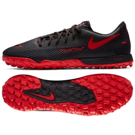 Chuteira Nike React Phantom Gt Pro Tf M CK8468-060 multicolorido preto