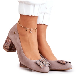 Mulheres Pumps Maciejka Suede Beige 3356A-10 / 00-1 bege Mulheres Pumps Maciejka Suede Beige 3356A-10 / 00-1 bege