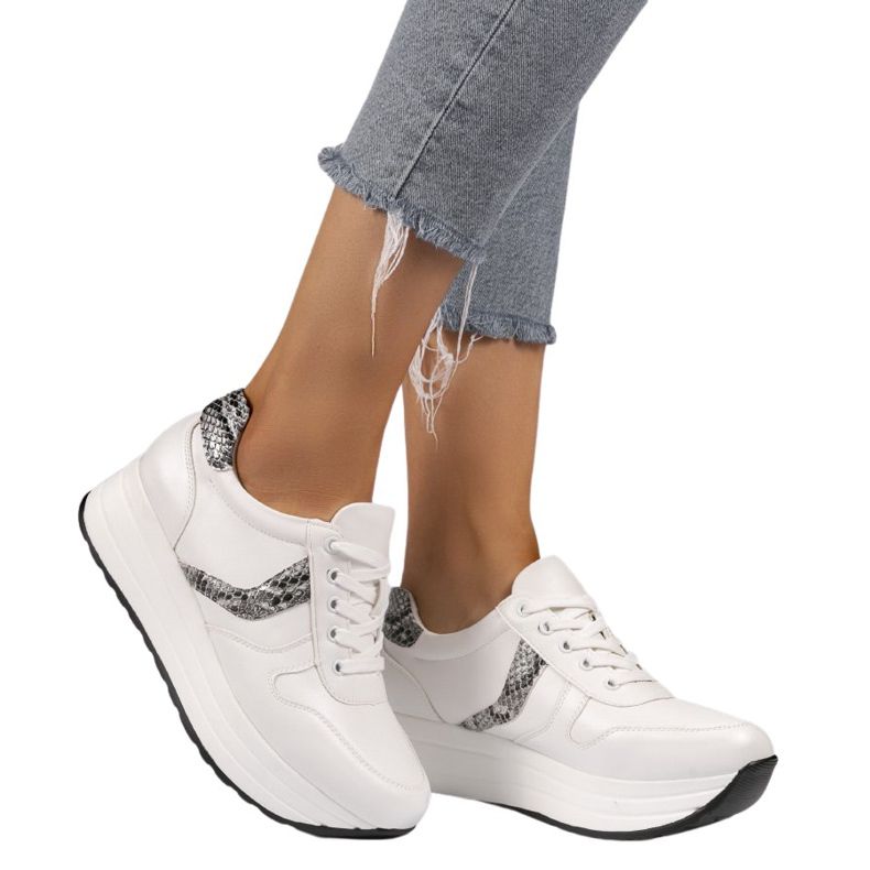 Sapatos esportivos brancos, tênis BK-20