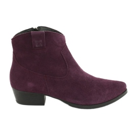 Botas Maciejka Violet de Camurça Feminina 04289-05 roxo