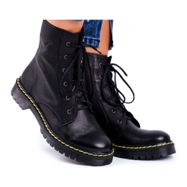 Botas femininas Glany Workers Maciejka Black 01609-33 / 00-6 preto