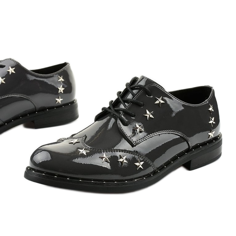 Sapatos femininos cinza C18-37117