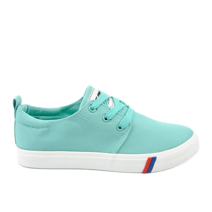 Tênis verde clássico feminino T-1743