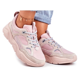 Tênis feminino Big Star rosa GG274655 -de-rosa