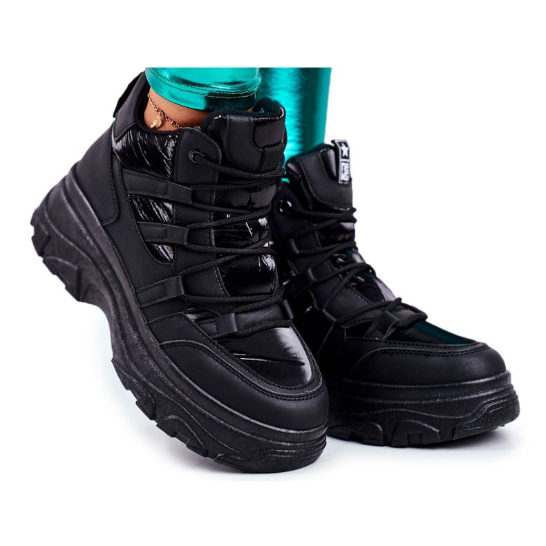 EVE Calçados Esportivos Femininos Preto Granto