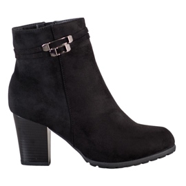 Goodin Botas Pretas Com Cinto Decorativo preto