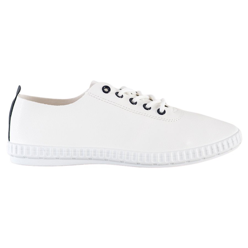 SHELOVET Tênis leves com couro ecológico branco
