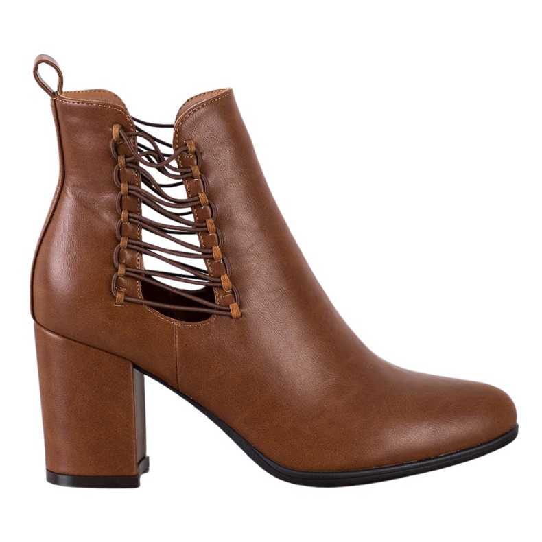 Botas VINCEZA Cut Out castanho