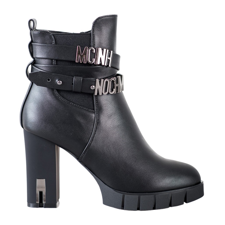 Botas elegantes no post VINCEZA preto