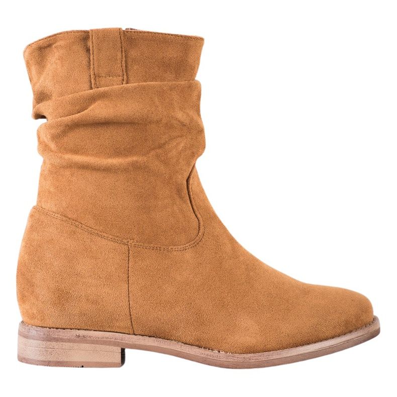 Botas de caubói na cunha VINCEZA castanho