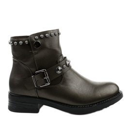 Botas marrons femininas com letras da Eira marrom