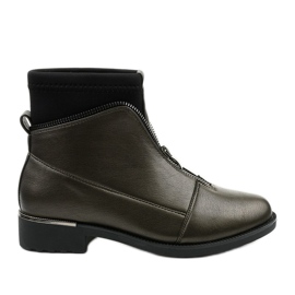 Botas marrons femininas com letras Tyrell marrom