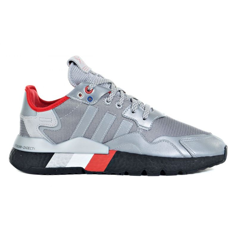 Tênis Adidas Nite Jogger M FV3787 prata cinza