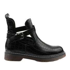 Botas pretas com fivela Nilld preto