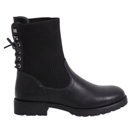 Botas com cano alto preto 7969-PA Preta