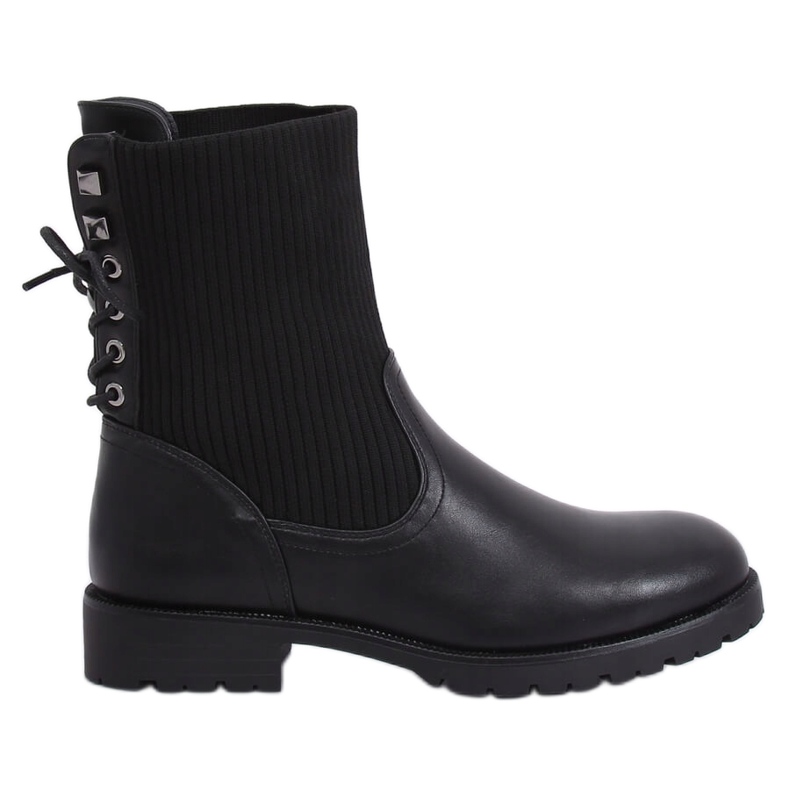 Botas com cano alto preto 7969-PA Preta