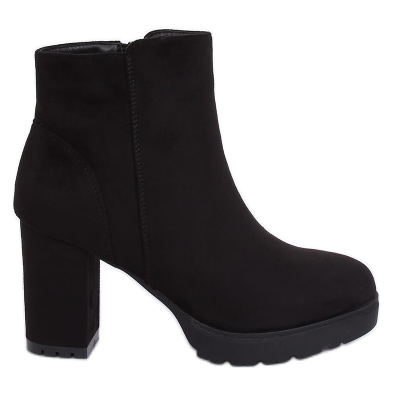 Botas pretas no protetor preto 4144 Preto