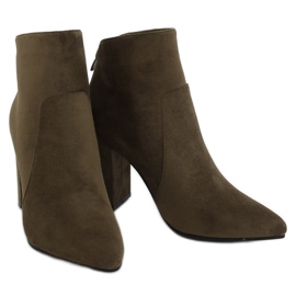 Botas verdes de salto alto TX-1802 Dk Green