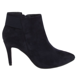 Botas azul marinho de salto alto 3148 Blue