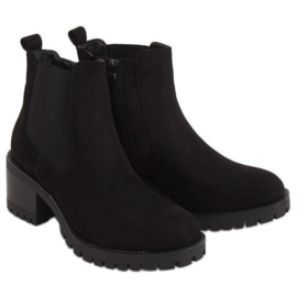 Botas pretas Chelsea, pretas 4935 pretas preto
