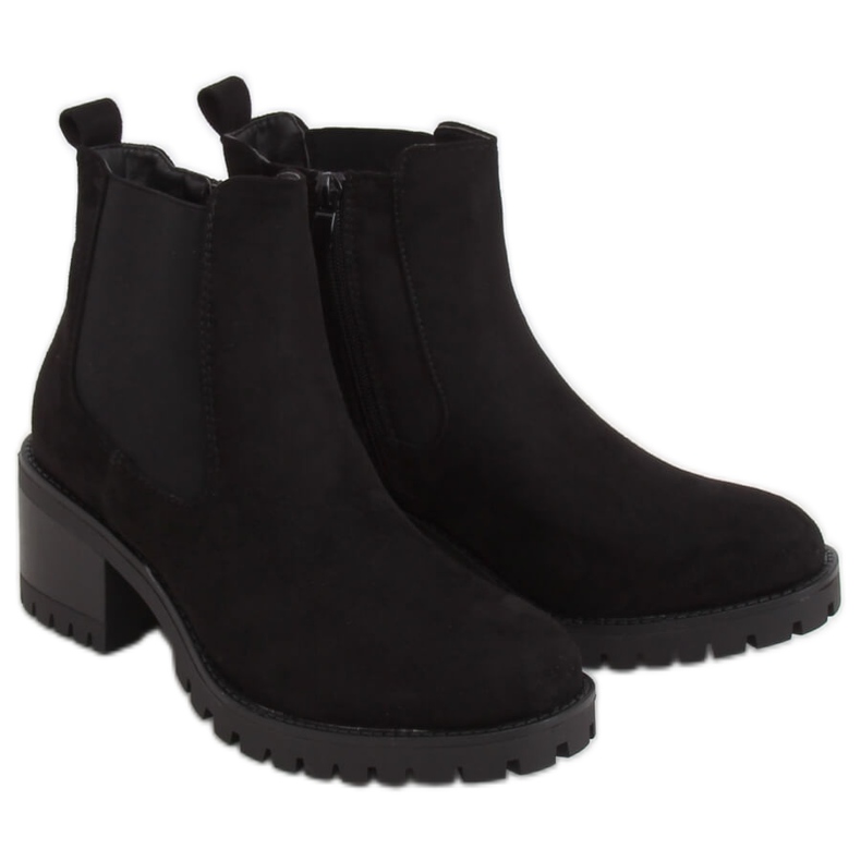 Botas pretas Chelsea, pretas 4935 pretas preto