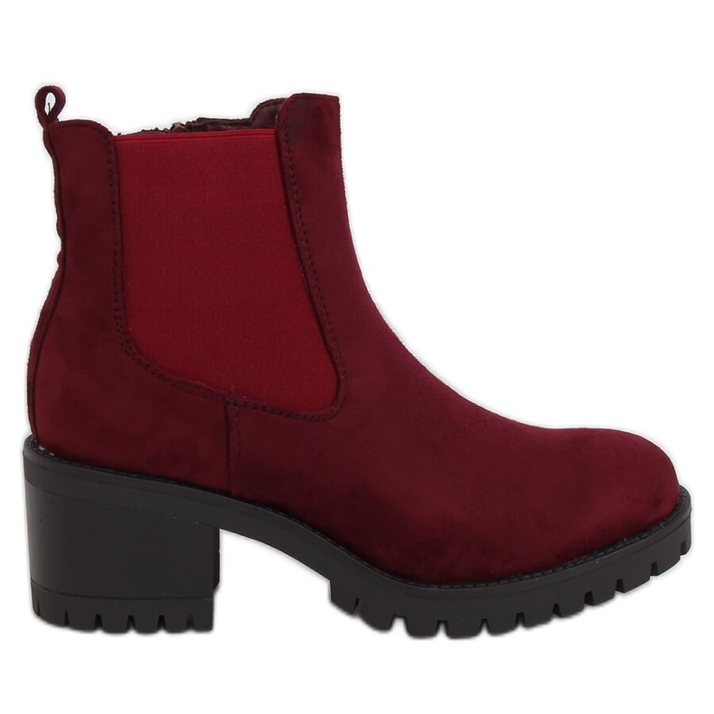 Botas de salto alto, vinho 4935 vinho tinto vermelho