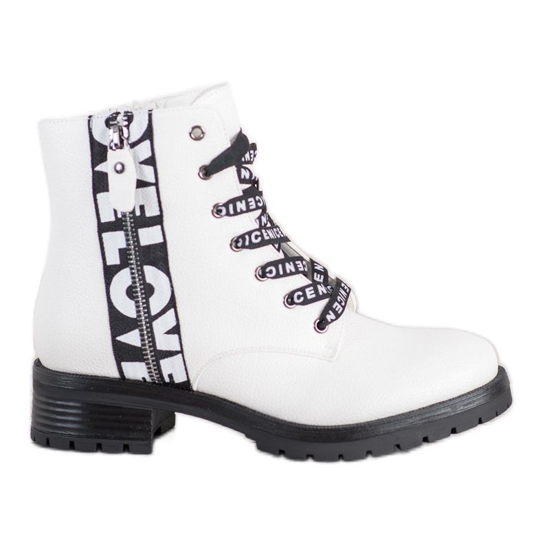 Botas Feitas de Eco Couro VINCEZA branco