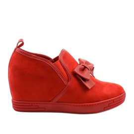 Tênis vermelho com laço Tifi